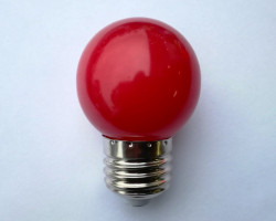 Rød LED-pære