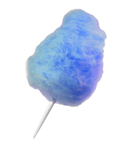 Candyfloss-sukker, blå, 10 kg