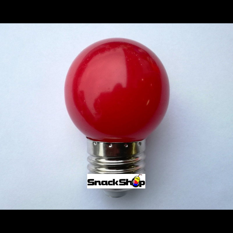 Rød LED-pære