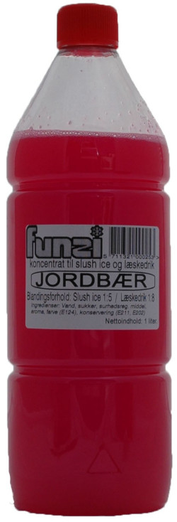 FUNZI - Jordbær 1 liter