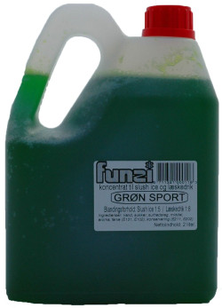 FUNZI Grøn Sport 2 liter