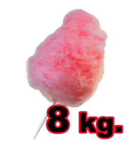 8 kilo rødt sukker